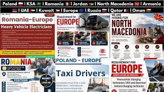 Jobs in Poland, KSA, Romania, Jordan, N. Macedonia, Armenia, UAE, Kuwait, Europe, Russia, Qatar,Oman Jobs in Poland, KSA, Romania, Jordan, N. Macedonia, Armenia, UAE, Kuwait, Europe, Russia, Qatar,Oman