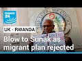 UK&#39;s Sunak suffers major blow as Rwanda migrant scheme declared unlawful • FRANCE 24 English