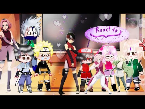 []• team 7 + sarada+tsunade react to future Sakura🌸, sarada🥜,tsunade🍞 •[] part1/🍇