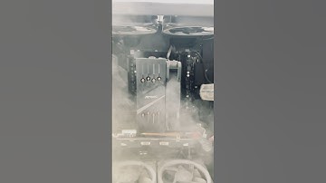 Super Slo-mo Dust Blowing moment from my CPU Cooler #shorts #cpucleaning