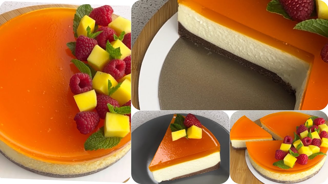 تشيز كيك بدون بيض وبدون كريمة وبدون جيلاتين بأطيب وأشهى طعمة 👌🏼😋