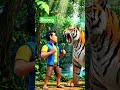 S strong son fight with tiger