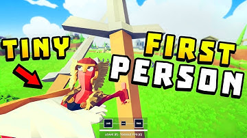 TABS | First Person TINY Valkyrie & Cheerleader Zeus  - Totally Accurate Battle Simulator