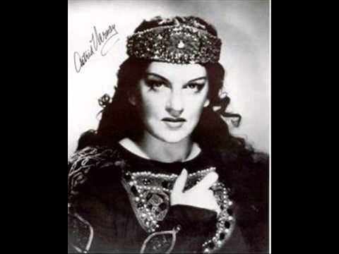 Astrid Varnay's demonic Ortrud and Birgit Nilsson's angelic Elsa