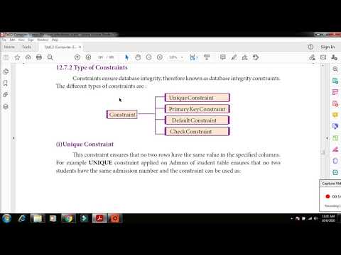 types of constraints - YouTube