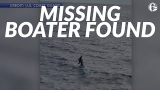 Missing boater found clinging to capsized vessel shares survival story