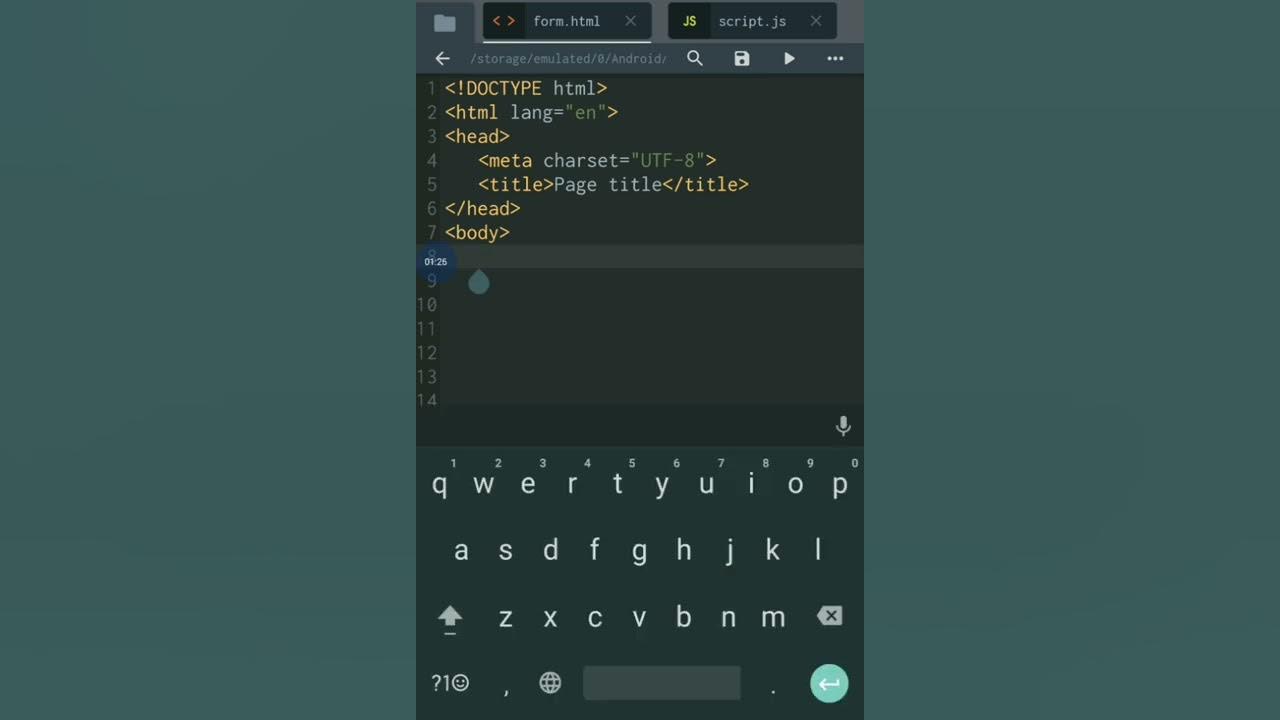 How to open a JavaScript file using an Android phone - YouTube