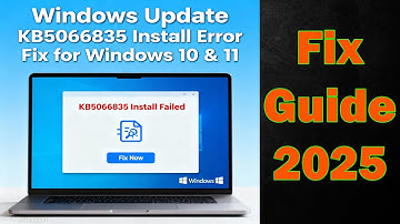 Fix Windows Update KB5066835 Not Installing on Windows 10/11