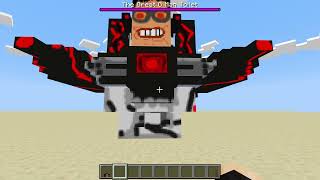 Great G Man Skibidi Toilet ADDON in Minecraft PE