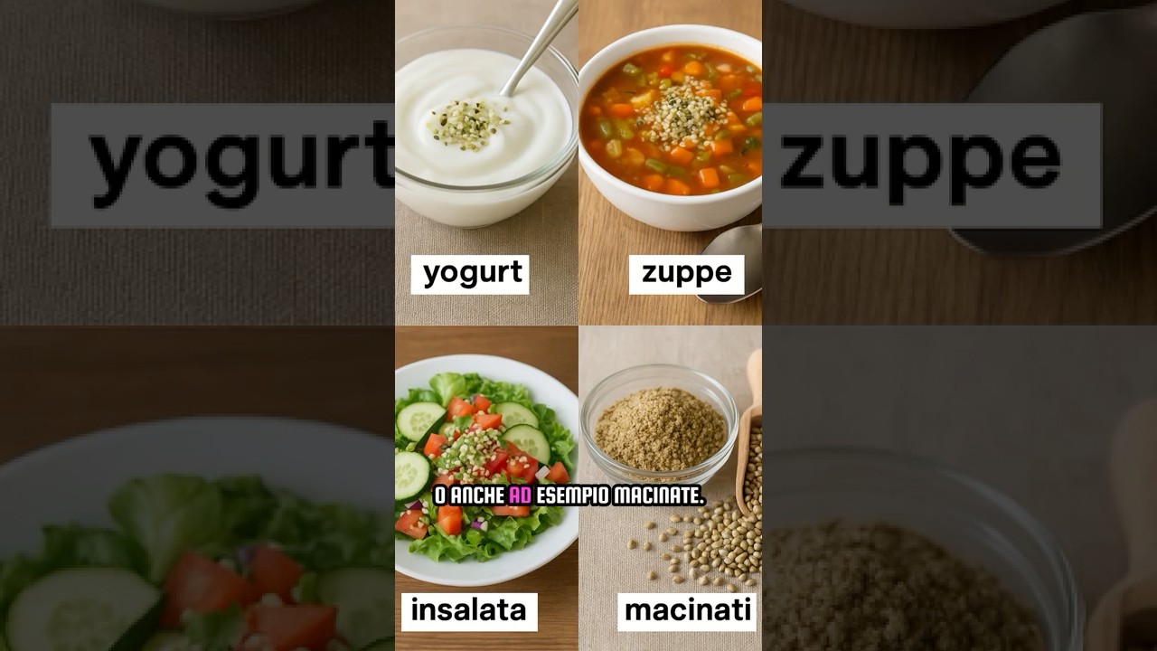 🌿 Semi di canapa: piccoli ma potentissimi per la tua salute!