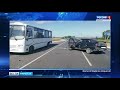 В Марий Эл водитель BMW X5 стал виновником аварии с рейсовым автобусом