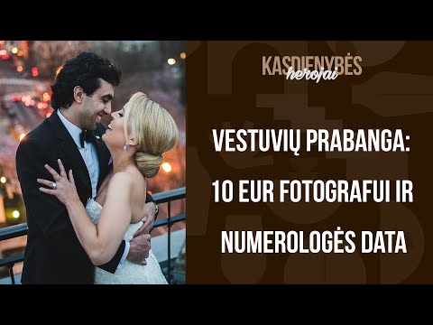 Vestuvių prabanga: 10 tūkst. eurų fotografui ir tiksli numerologės data. Kasdienybės herojai