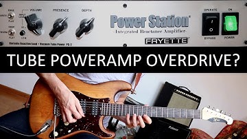 Tube Overdrive Test // Fryette Power Station Self-Attenuation