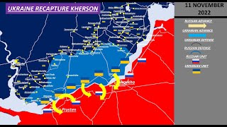 Russian Invasion of Ukraine [11 November 2022 ]Ukraine Retakes Kherson