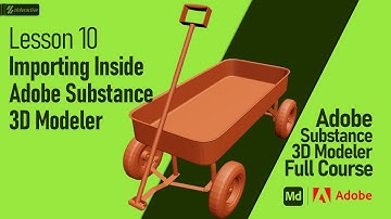 Importing Inside Adobe Substance 3D Modeler | Lesson 10 | Adobe Substance 3D Modeler Full Course