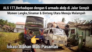 Download Lagu ALS 177 berhadapan sejumlah bus akdp di jalur sempit nagari alahan mati pasaman MP3