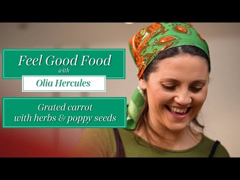 Grated carrot with herbs and poppy seeds  - 'Feel Good Food' with Olia Hercules