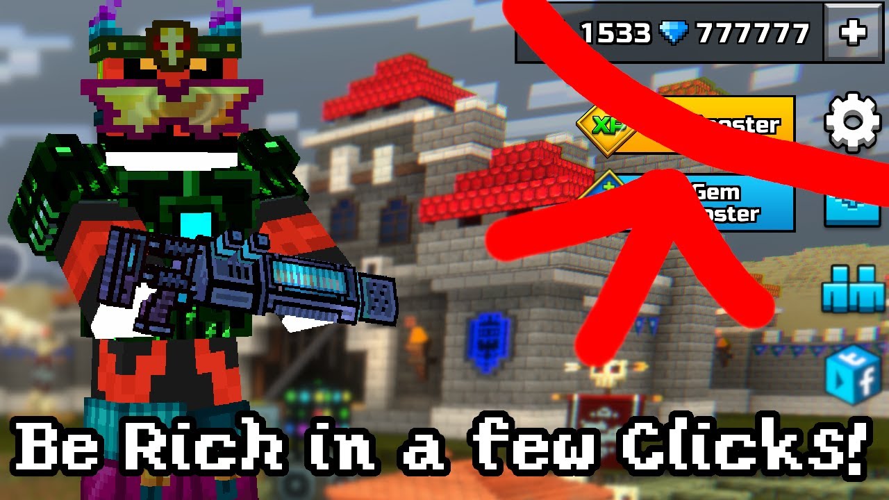 Get Unlimited Gems Glich Program! [Pixel Gun 3D] Part 87 - YouTube