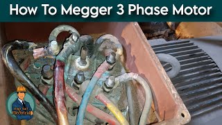 How to test 3 phase motor with megger? | Engr Saif Electrical