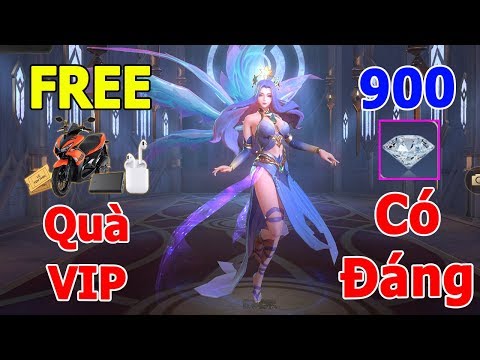 Liên quân Free Quà VIP 🎁 Lauriel Tinh Vân Sứ đổi 900 Kim Cương bậc SS hữu hạn TNG