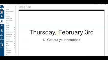 Canvas LMS Tutorial - How To Embed A Google Slide Into Canvas