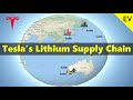 Tesla's Lithium supply chain mapped out