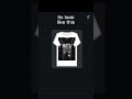 my new shirt😎#shortfeed #ytshorts #roblox #viral #100millionviews
