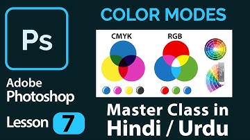 Color Modes - Adobe Photoshop cc 2020 Master class - 7 in Hindi / Urdu