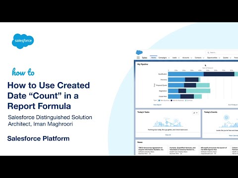 How to Use Created Date “Count” in a Report Formula | Salesforce