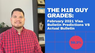 THE H1B GUY GRADES: February 2021 Visa Bulletin Predictions vs the Actual Bulletin Released