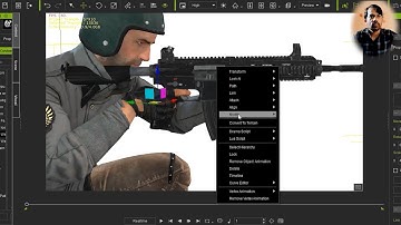 iClone 7 Attach Gun With Hand in just 2 Minute Easy Without any Tracking | iclone VFX Real Cinematic