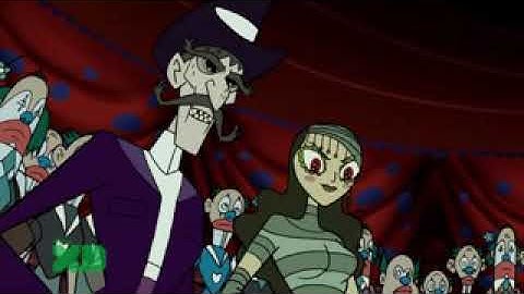 Super Robot Monkey Team Hyperforce Go Circus of Ooze Fight Scene