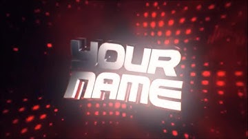 FREE After Effects & Cinema 4D Intro Template: RED 3D Chill SYNC Intro Template + Tutorial