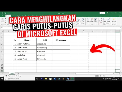 Cara Menghilangkan Garis