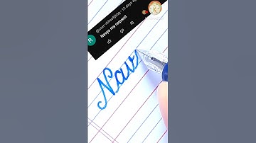 NAVYA👑💖👑 Beautiful Name In Cursive Writing | Cursive writing Video #yourmean #shorts
