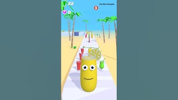 Juice Run All Levels | Satisfying Gameplay 🧃✨#juicerun #gaming #mobilegame #Shorts