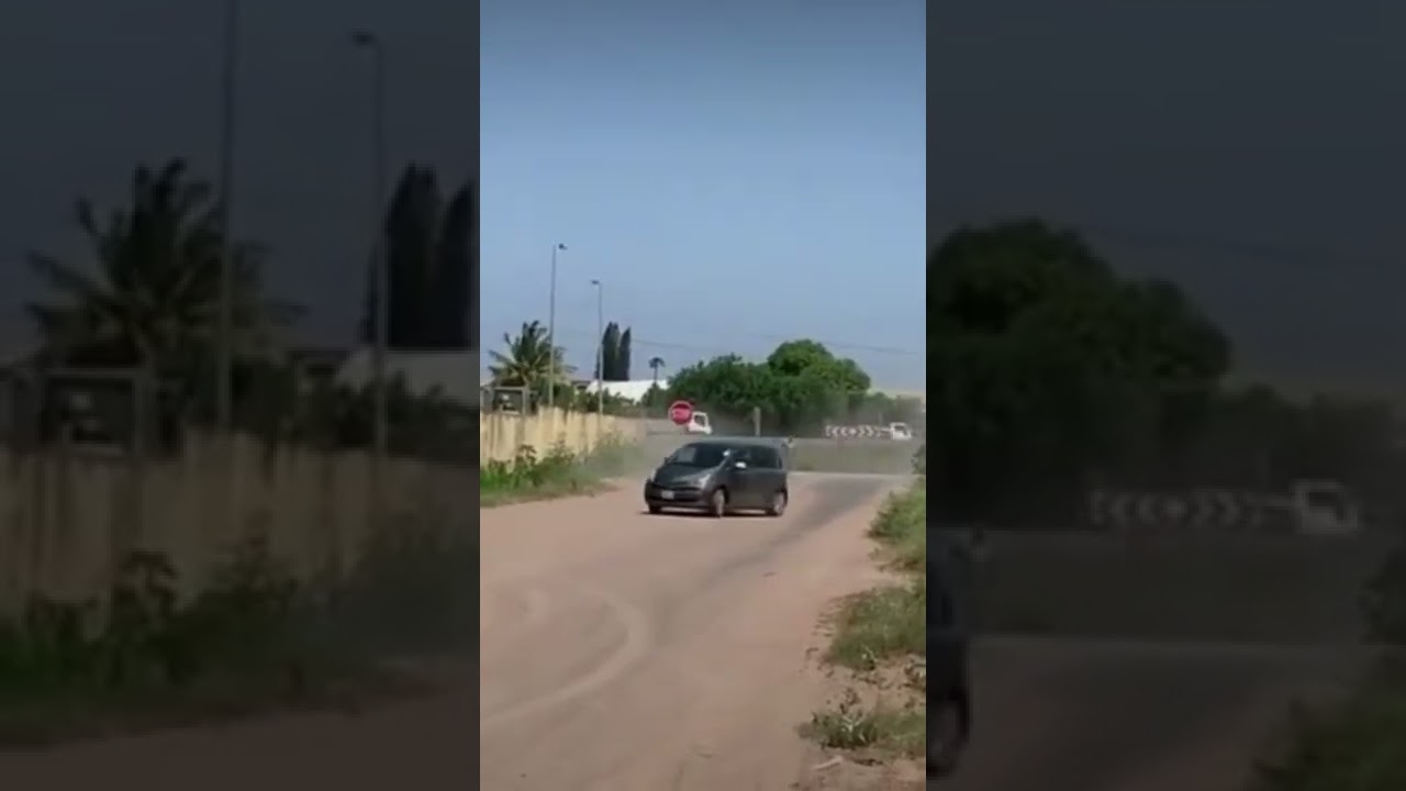 Toyota ractis drifting 😂😂. #drift #toyota #mozambique #rally