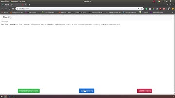Automatic speech recognition using Kaldi and React