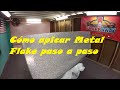 Cómo apicar Metal Flake paso a paso