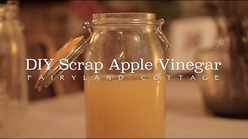 DIY Scrap Apple Vinegar - Simple fermentation