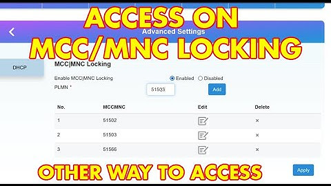 ZLTS10G ACCESS MNC MCC LOCKING other way