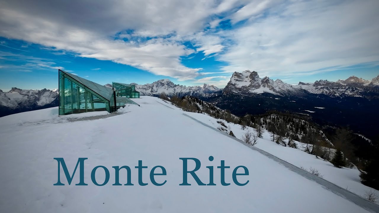 Monte Rite Viewing Platform Monte Rite in invernale (con le ciaspole, ma anche no!) - YouTube