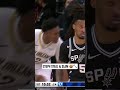 BOTH ENDS 😤  #spurs #nba #stephoncastle
