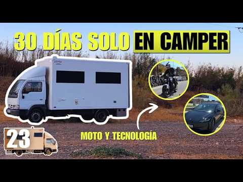Probando un Tesla en Málaga | Día 23 | Vivir en un camión camper