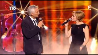 Lara Fabian ))) L&#39;été Indien (dueto com Laurent Boyer)  Sidaction (06.04.2013)