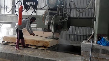 Multi blades granite block two way vertical horizontal cutting machine