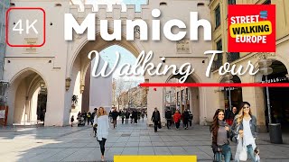 MUNICH, Germany Walking Tour - City Centre Marienplatz [4K HDR]
