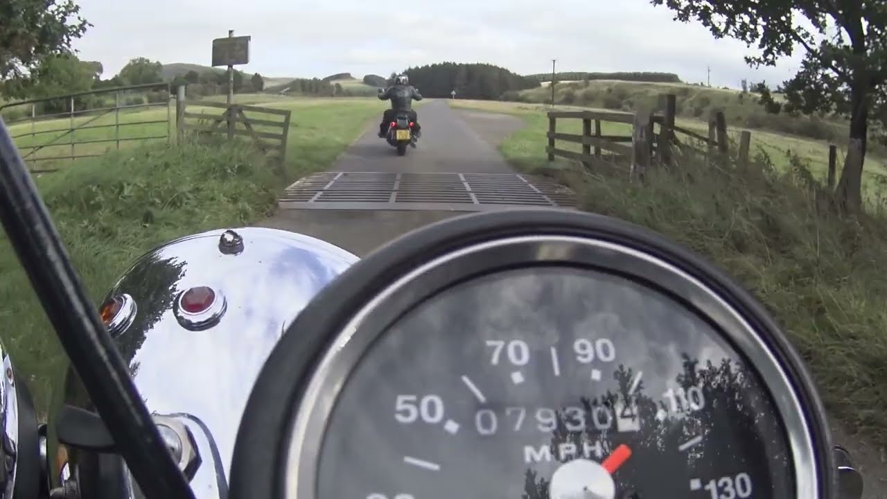 triumph bonneville t140,  ride out #1.