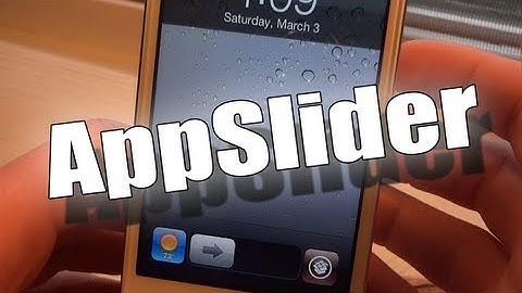 AppSlider - Launchable Lockscreen Applications