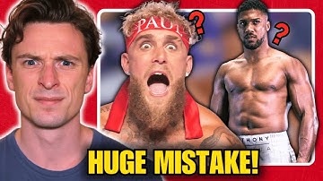 Why Jake Paul vs Anthony Joshua Is Risky for BOTH Fighters